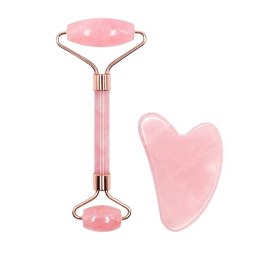 2 Stück Gua Sha Stein, Gua Sha Roller...