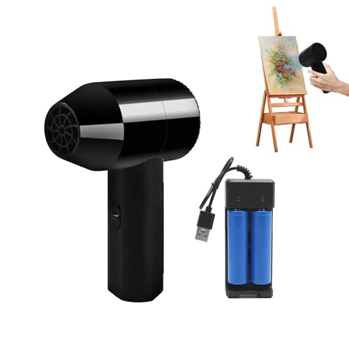 HASAIKA® Batterie-Haartrockner, USB...