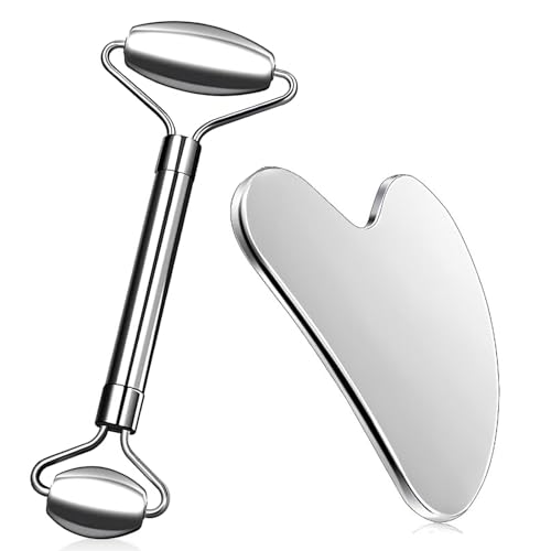 Edelstahl Gua Sha und Facial...