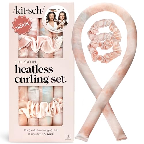 Kitsch Back to School Satin Heatless Curling...