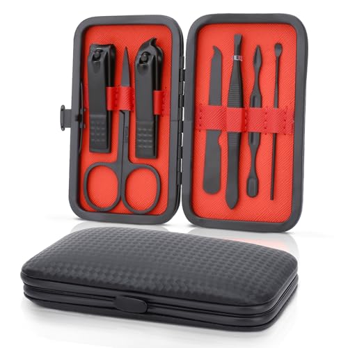Maniküre Set – Edelstahl Nagelknipser &...