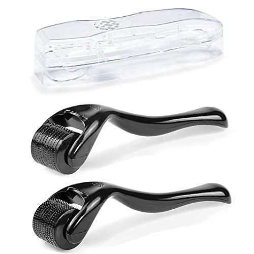 Zemolo 2 Stück Derma-roller 0,5mm mit 1,0...