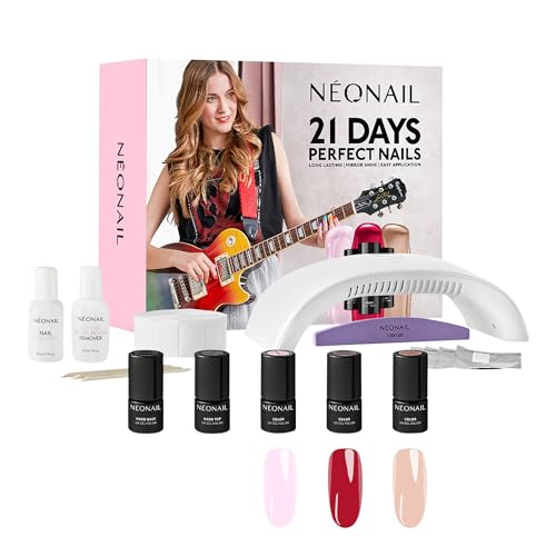 NÉONAIL Starter Set 21 Days - LED UV Lampe -...
